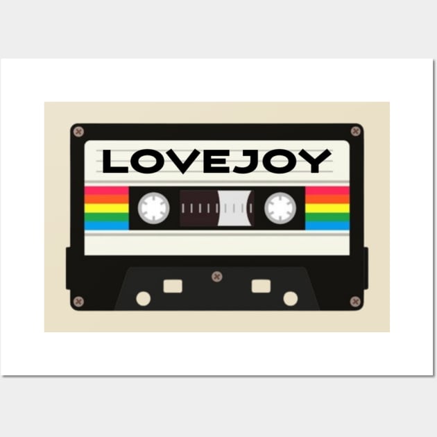 Lovejoy / Cassette Tape Style Wall Art by GengluStore